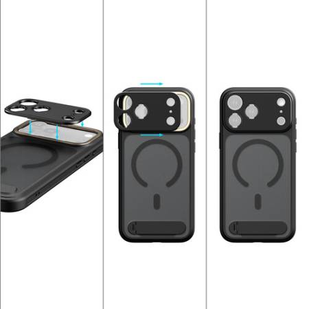 SmallRig 5549 FilMov - case/etui foto-video z płytkami obiektywu do iPhone 17 Pro, czarny